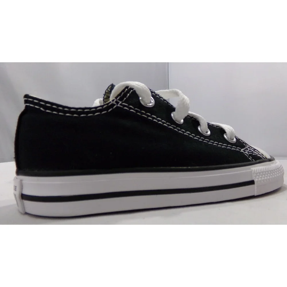 Converse Chuck Taylor All Star Low Top Sneakers Black Size 9 - Picture 3 of 7
